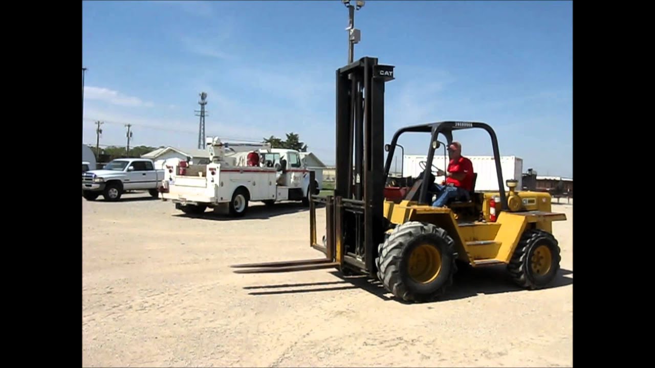 Caterpillar R80 Rough Terrain Forklift For Sale Sold At Auction October 25 2012 Youtube