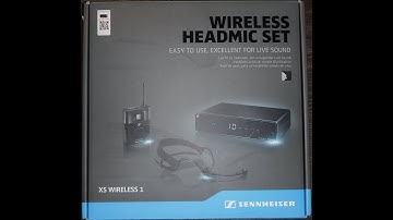 Sennheiser XSW 1-ME3 Wireless Headset Demo And Review