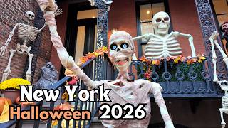 What Upper East Side Stoops Look Like Right Now for Halloween 🎃 | 4K New York Halloween Walk 2026