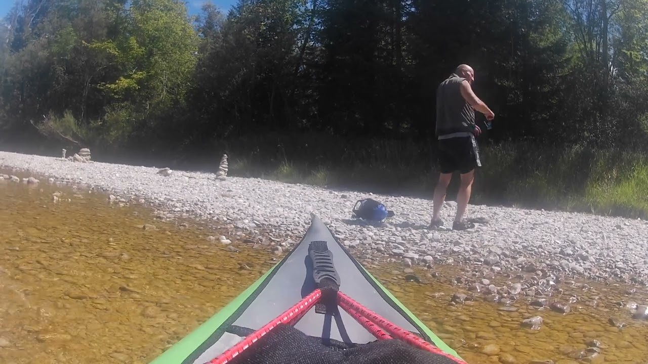 Isar Kajak Tagestour.