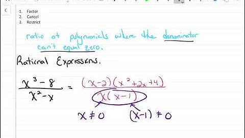 Simplifying Rational Expressions and Finding Restricted Values