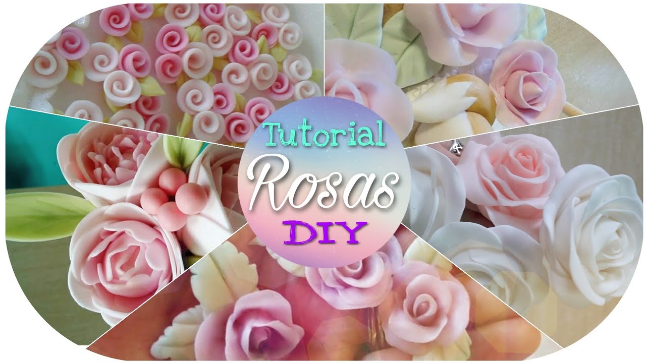 Cómo Hacer Rosas/ TUTORIAL FÁCIL / PORCELANA FRÍA