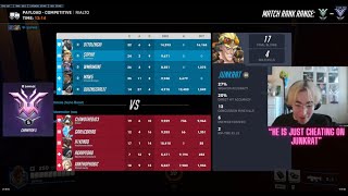 Going against seeker as a champ 4 junkrat (with reactions).