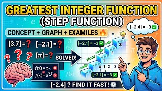 🔥 Greatest Integer Function (Step Function) Explained! | Class 11 Maths NCERT