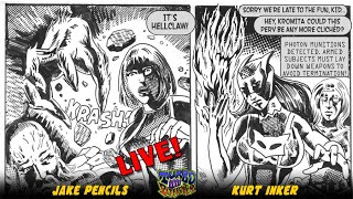 Making TURBO Pit-fighter Comic LIVE: Episode 179 | Reviewing Hand-Lettered CASUALITIES Pages