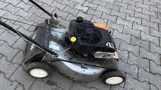 ￼ İtmeli çim biçme makinası çalıştırma starter Kol arızası nasıl yapılır