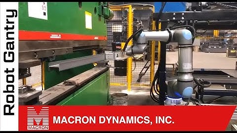 Macron Dynamics Robot Gantry System for Steel Beam Handling | Precision Automation in Action