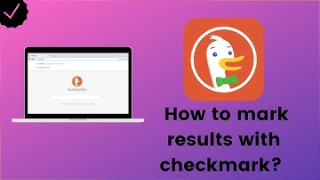 How to mark visited results with a checkmark on duckduckgo.com?