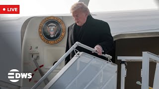 LIVE: President Trump Departs Zurich After WEF 2026 | Full Remarks \u0026 Farewell | AC15