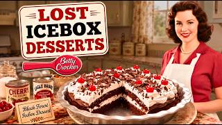 25 Forgotten Betty Crocker Icebox Desserts From The 1950s No One Makes Anymore!