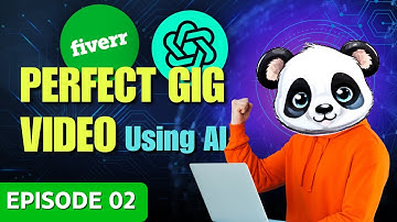 How to Create a Perfect Fiverr Gig Video Using AI | Make Money With Fiverr 💸Ep. 02 | Edit With Panda