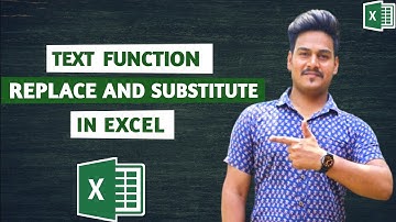 Replace and Substitute Functions | Difference between Replace and Substitute in Excel | in Hindi