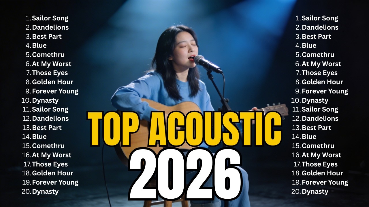 Healing Vibes Playlist 2026 🎶💕 | Acoustic Chill & Relax Playlist ~ Heather, Dynasty, Golden Hour