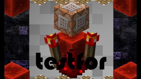 Minecraft - testfor command (specifiers)