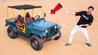 Our Mini Thar Worth ₹3,00,000🔥-Crazy Public Reaction & Off Roading