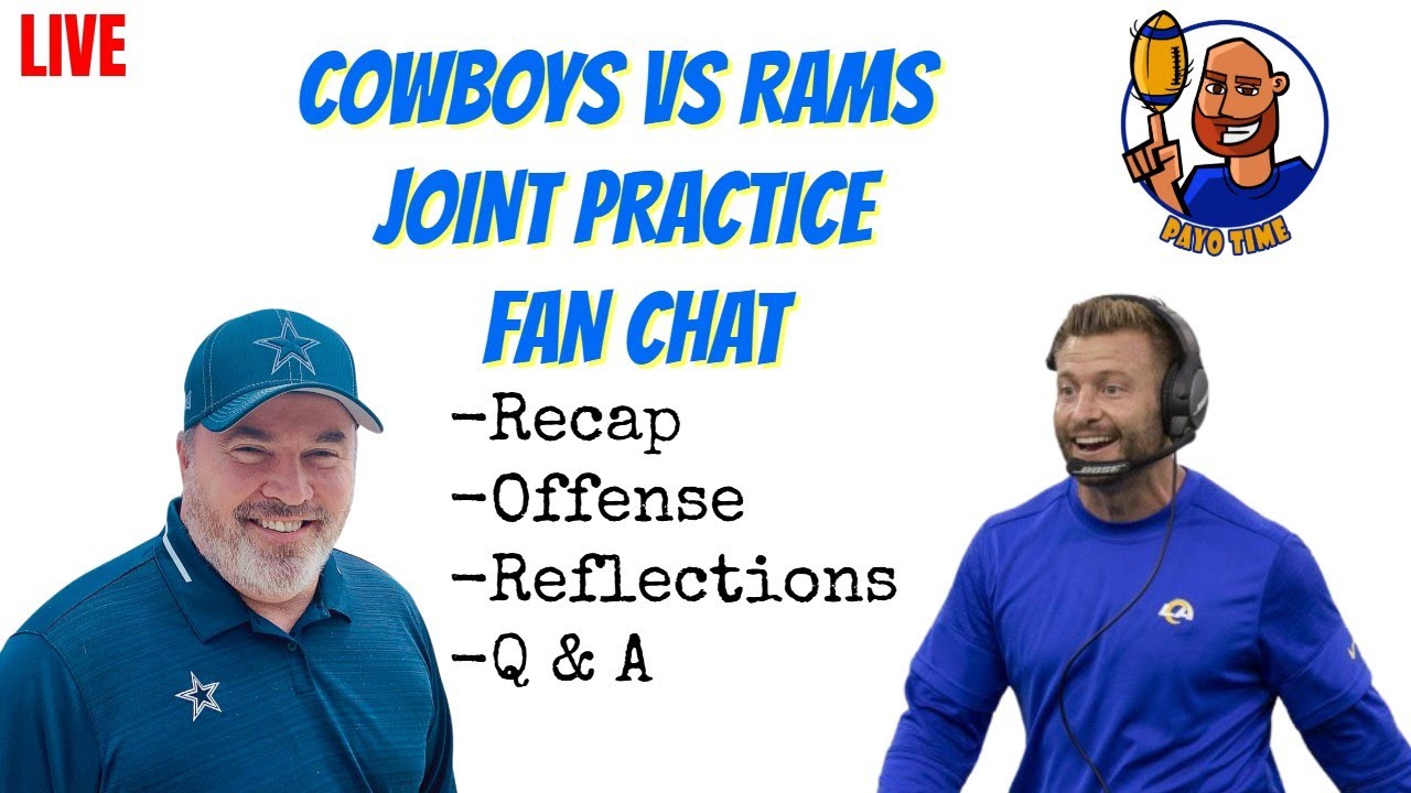 LA RAMS NEWS: Dallas Cowboys VS LA RAMS Practice Reaction + Isaac Bruce HOF Speech Reflections