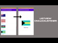 ListViewOnItemClick Open new Activity on click items