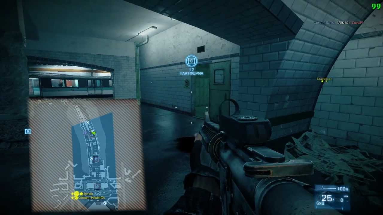 BF3: ESL versus gameplay on Operation Metro map, 29.03.2013, Xtream_MasterCh