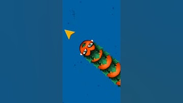 Worms Zone .io - Hungry Snake/wormate.io/slither.io #short video