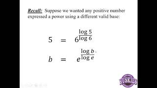 Chpt 05 02 Derivatives of Exponential Functions Day 2 VIDEO