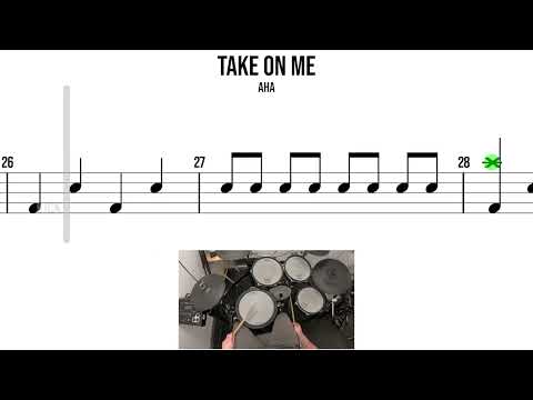 Take on Me  Aha🥁 Hard Beginner Version