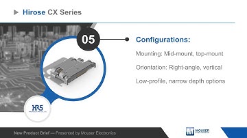 Hirose Electric CX USB Type-C Connectors — New Product Brief | Mouser Electronics
