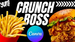 How to Create a Zinger Burger Animation Video Ad in Canva |Canva ad Making😮🍔