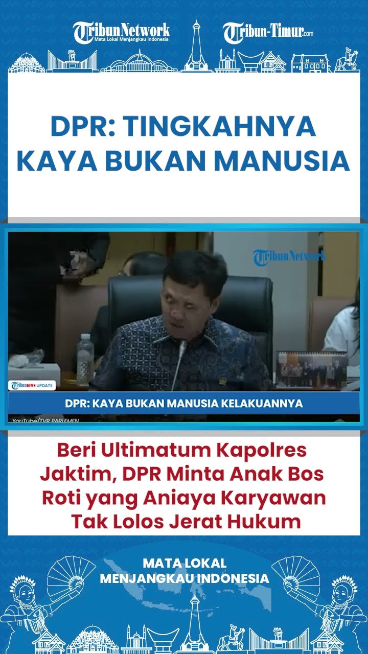 SHORT DPR Geram, Minta Kapolres Jatim Tak Jadikan Alasan Kejiwaan George Lolos Jerat Hukum!
