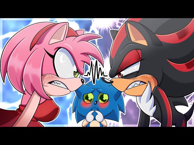 Shadow Sonic & Amy's Threesome Thrill (Sonic Comic Dub) 