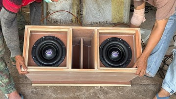test  6th Order bandpass Enclosure 10" Subwoofer !!