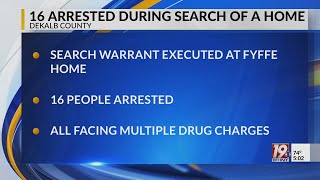 16 Arrested During Search Of A Home | October 7, 2025 | News 19 at 5 p.m.