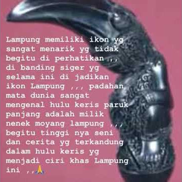 Hulu keris Lampung