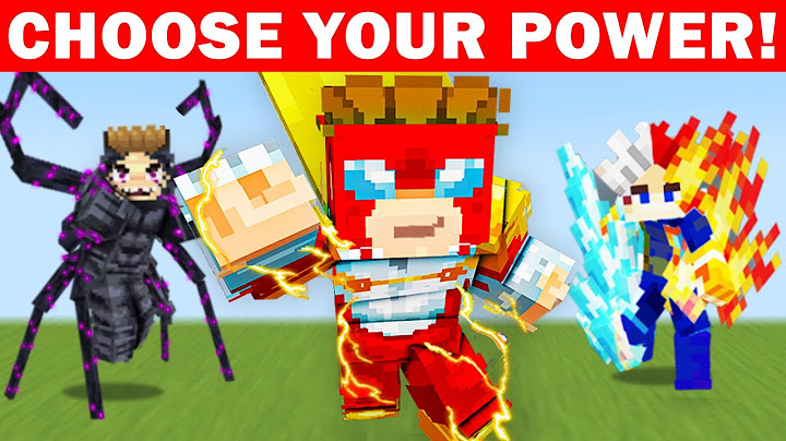 Minecraft, But You Choose Your Super Power