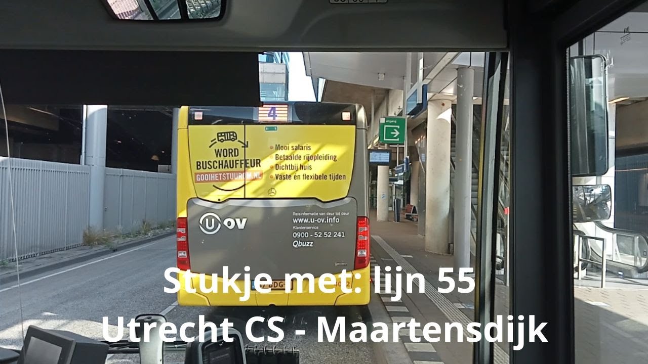 stukje met: lijn 55 [QBZ] Utrecht CS - Maartensdijk