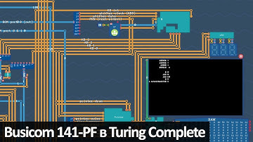 Доделал калькулятор Busicom 141-PF в Turing Complete