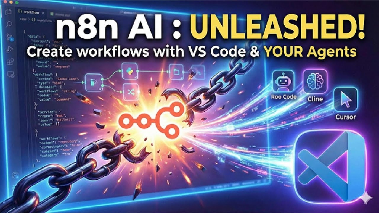 Supercharge n8n with VS Code and custom AI agents