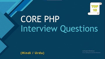 Core PHP Interview questions answers || php interview questions in hindi