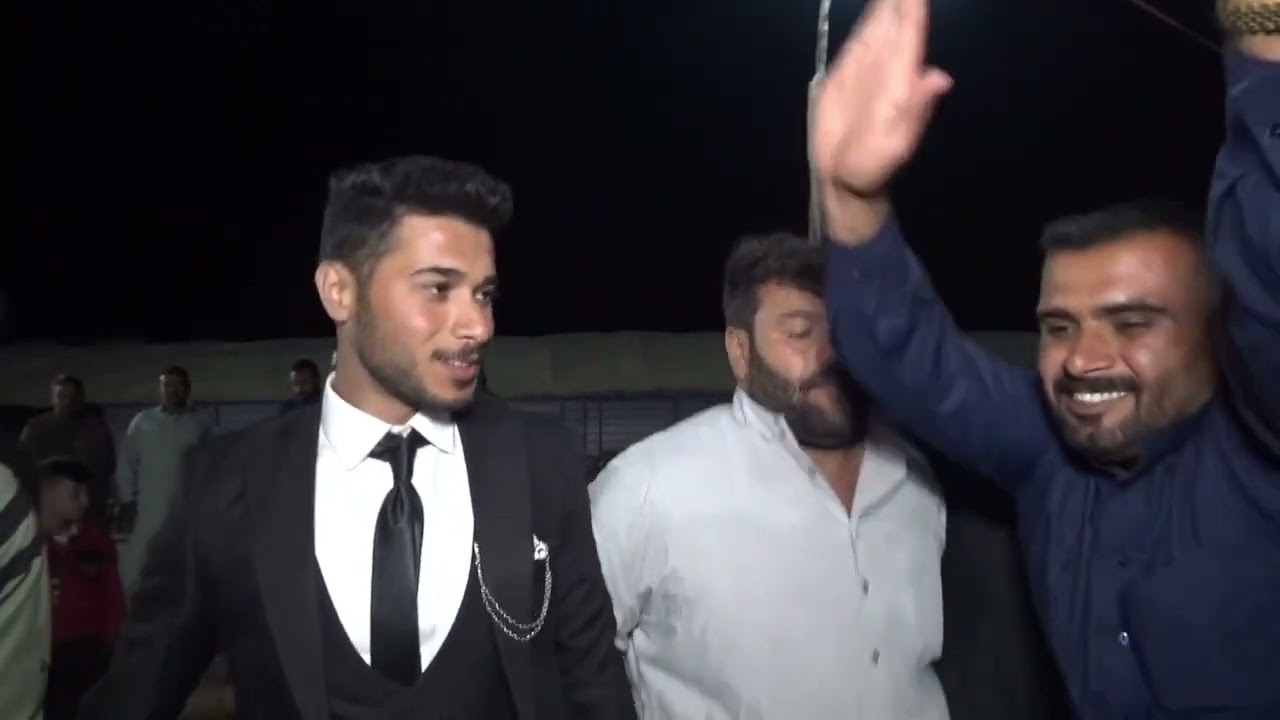 ذكرى زفاف العريس اكرم ابن ابو زهره قرية معيصرة الفنانين احمد السامر وحمزة الجبوري #14#9