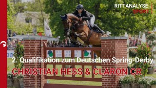 🤯 Rittanalyse: 2. Qualifikation zum Deutschen Spring-Derby in Hamburg mit Christian Hess