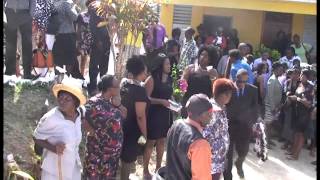 Ms Lura from church to graveside