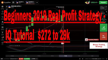 IQ Option Tutorials For Beginners 2019 Real Profit Strategy - IQ Tutorial  $272 to $29k