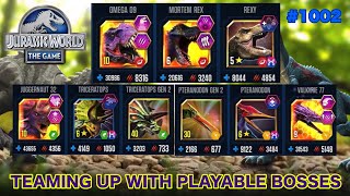 Teaming Up With Playable Bosses - Jurassic World: The Game - EP 1002