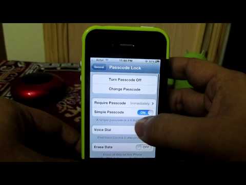 Add Alphanumeric Password To Unlock iPhone
