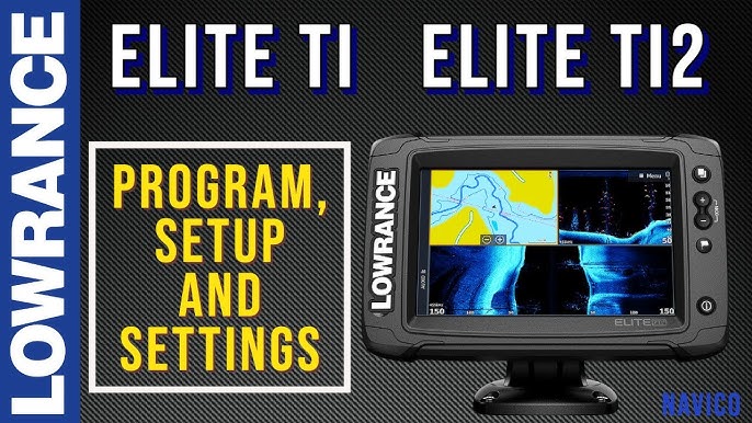Lowrance Elite, Elite HDI, Hook Series 1 Settings, Setup, Programming and  Tutorial your FishFinder 