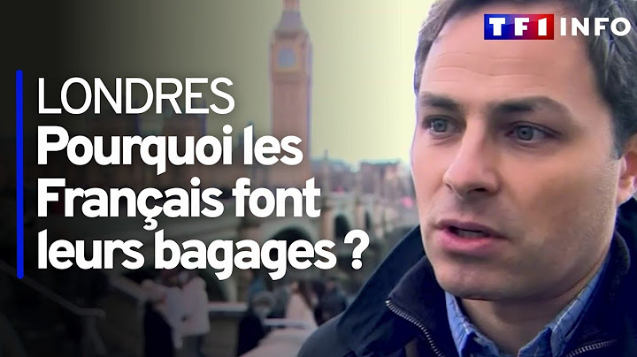 Quand les Français quittent Londres