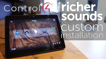 Preview van Control4 Home Automation System | Aangepaste installatie van Richer Sounds