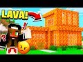 Turning HER House Into LAVA **PRANK** in Minecraft!