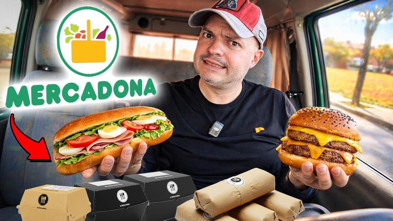 Comiendo todos los BOCADILLOS y HAMBURGUESAS DE MERCADONA (Lo del SERRANITO es un delito) 🍔 🥪