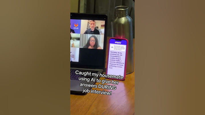 Housemate using AI to cheat during job interview #jobapplication #AI #joboffer #fail