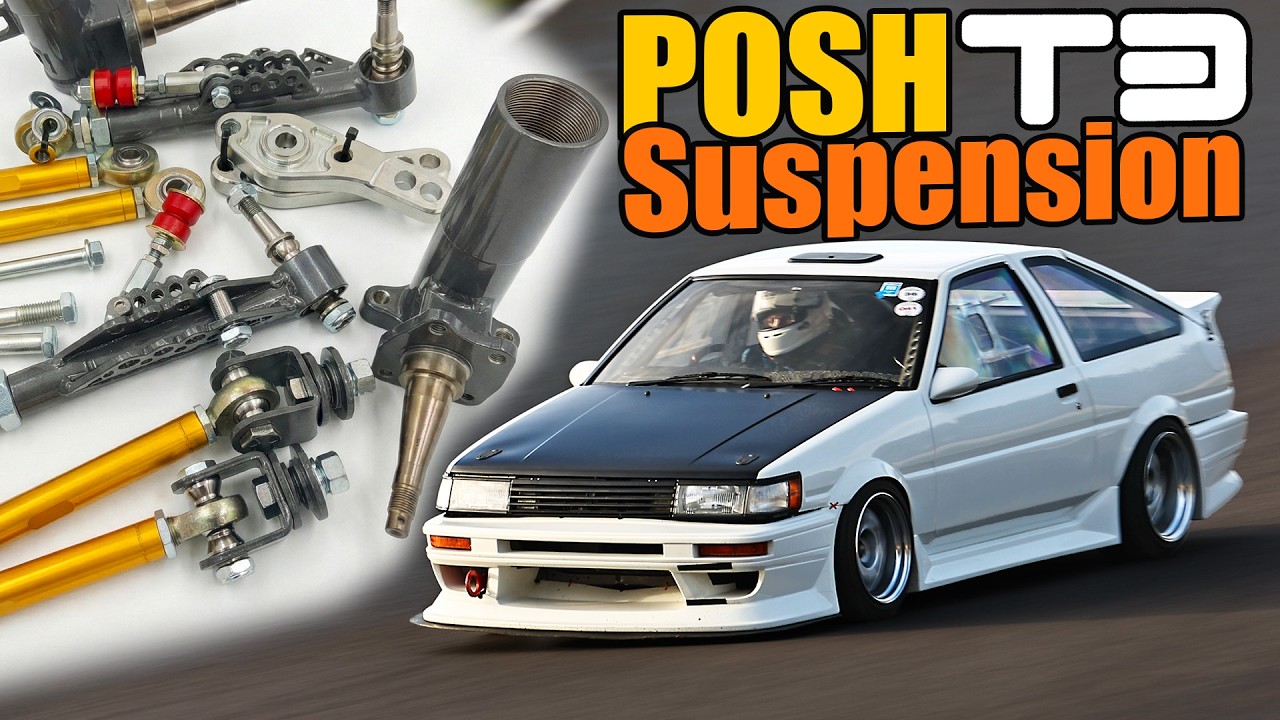 T3 Suspension Poshness for the F20c AE86 Track Car - YouTube